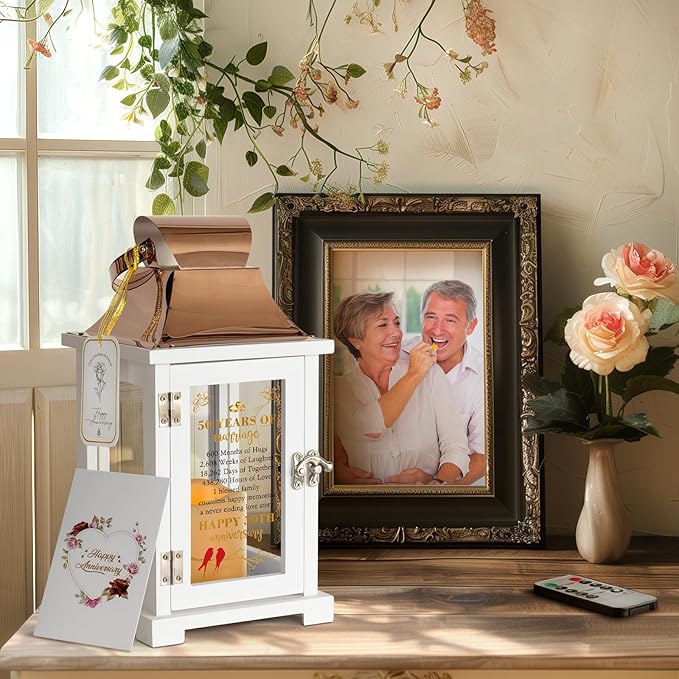 50th Wedding Anniversary Lantern 50th Anniversary Wedding Gifts - Image 5