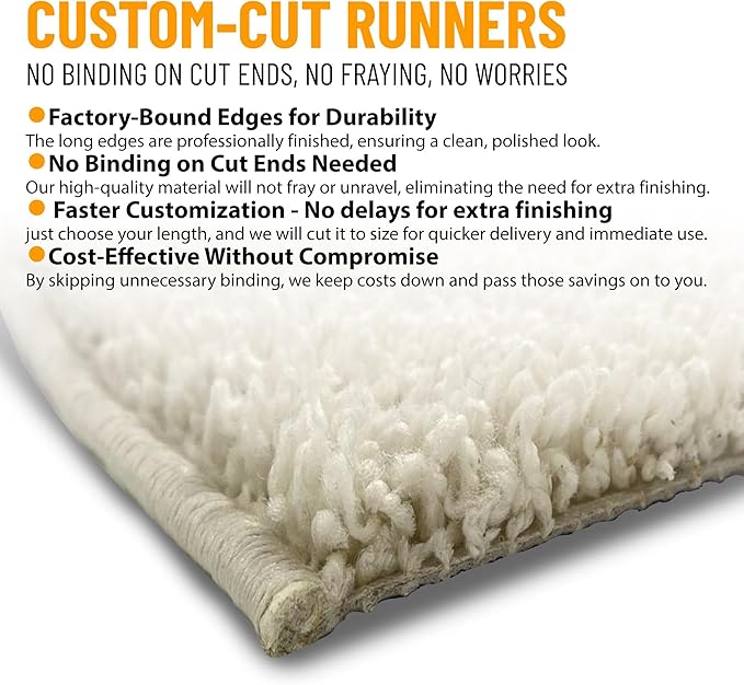 Ottomanson 3' x 20' Shaggy Runner Rug - Image 2