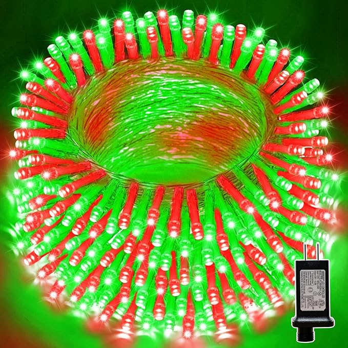 LAMPHOME 33ft Christmas Decorative Mini Lights, 100 LED Transparent Wire Fairy by ULL