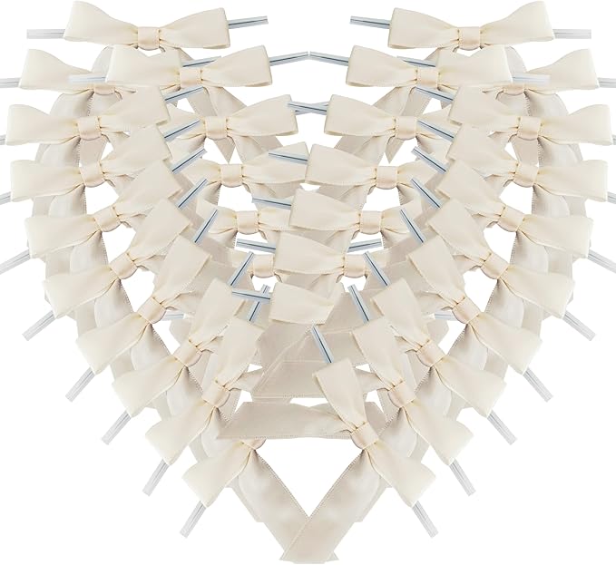 50pcs 2-1/2" Mini Satin Ribbon Bows by Micomon
