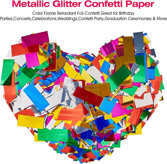 Metallic glitter Confetti Paper - Image 2