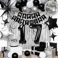17th Birthday Decorations for Boys Girls, Fringe Curtains Kit by Birthdaypartyexpert