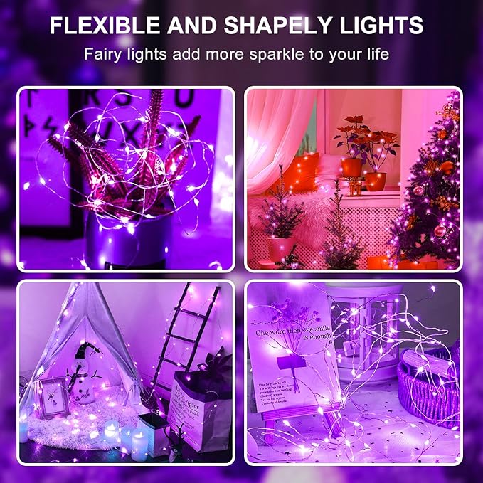 Aogist 24 Pack Fairy Lights 3 Modes 7ft 20 LED Waterproof, Battery Operated - Image 7