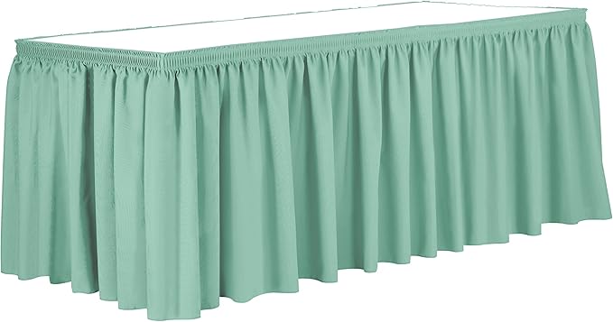 Ultimate Textile Pleat Polyester Fabric Table Skirt by UltimateTextile