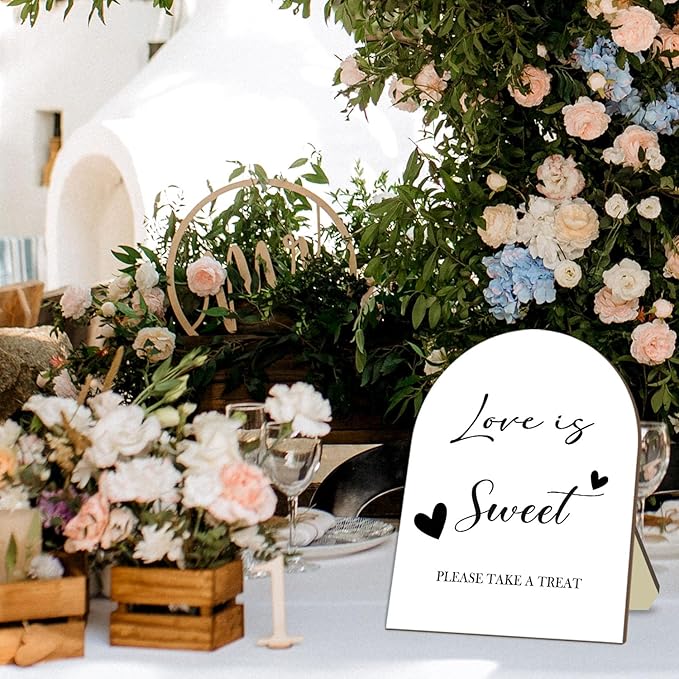 Love is Sweet Please Take A Treat, Dessert Table Sign, Minimalist Bridal Shower - Image 6