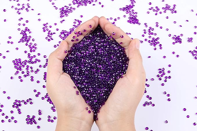 10000 pcs/Pack Wedding Table Scatter Confetti Crystals Acrylic Diamonds Vase - Image 3