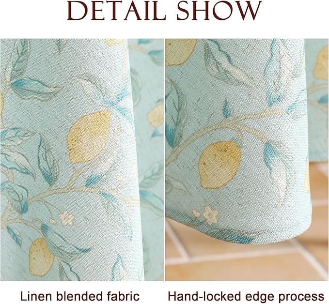 patdrea Designer Linen Green Tablecloth - Image 5