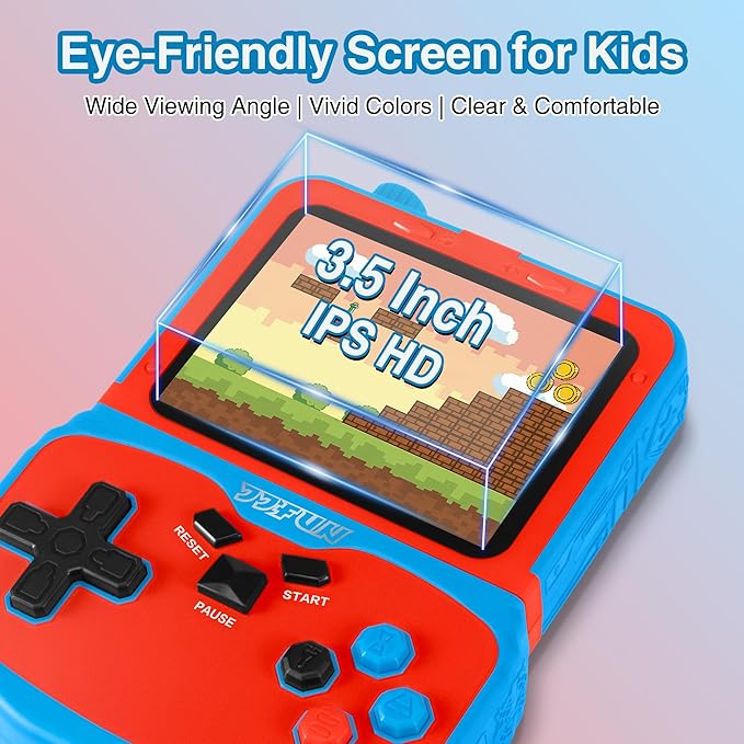 Portable Video Game Console for Kids, 220 Built-in Classic Retro Games - Image 3