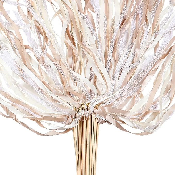 Sumind 40 Pieces Ribbon Wedding Streamers by Sumind