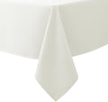 Biscaynebay Textured Fabric Tablecloths 60x84 Inches Rectangular, Ivory Water by Biscaynebay
