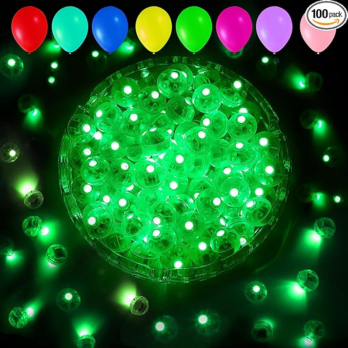 Aogist 100pcs Balloon Lights, Long Standby Time Waterproof Twinkle Mini Light by Aogist