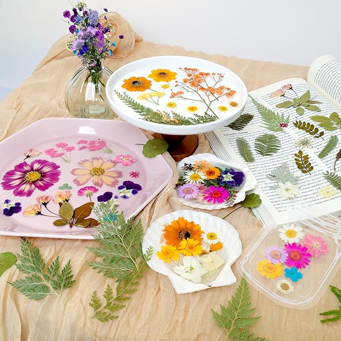 Dried Pressed Flowers for Resin Mold Dry Flower Real Leaves Bulk - Image 3