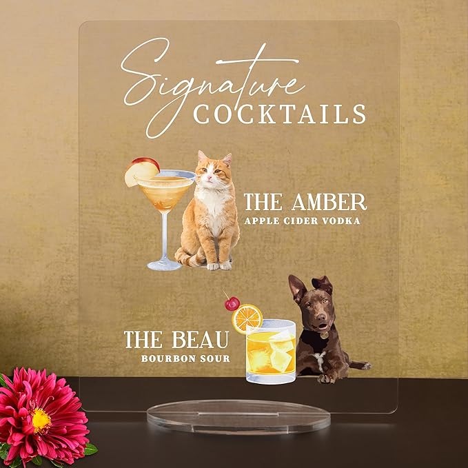 Pet Signature Drink Wedding Signs - Image 2