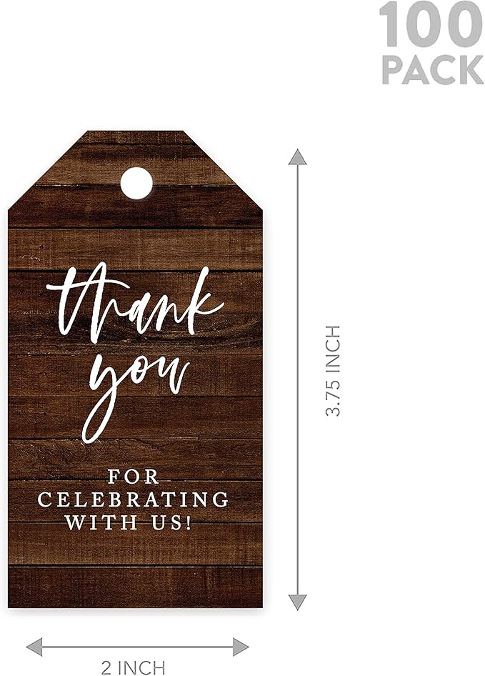 Andaz Press 100-Pack Thank You for Celebrating - Image 5