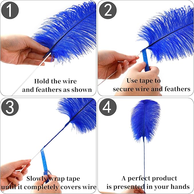 Holmgren Royal Blue Ostrich Feather - Image 4