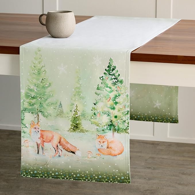 Maison d' Hermine Table Runner 100% Cotton Double Layer Table Runners 108 - Image 8