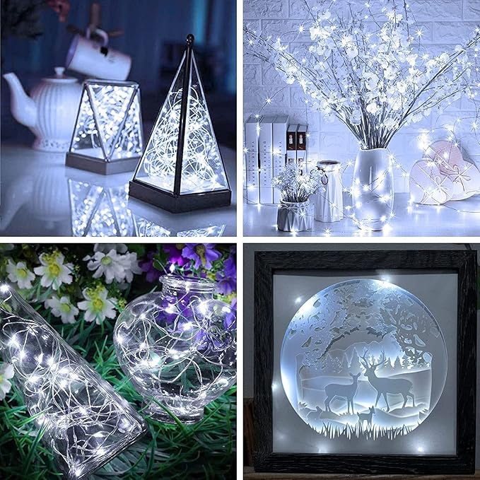 20 Pack Fairy Lights Battery Operated 7ft 20 LED Mini Fairy String Lights - Image 4