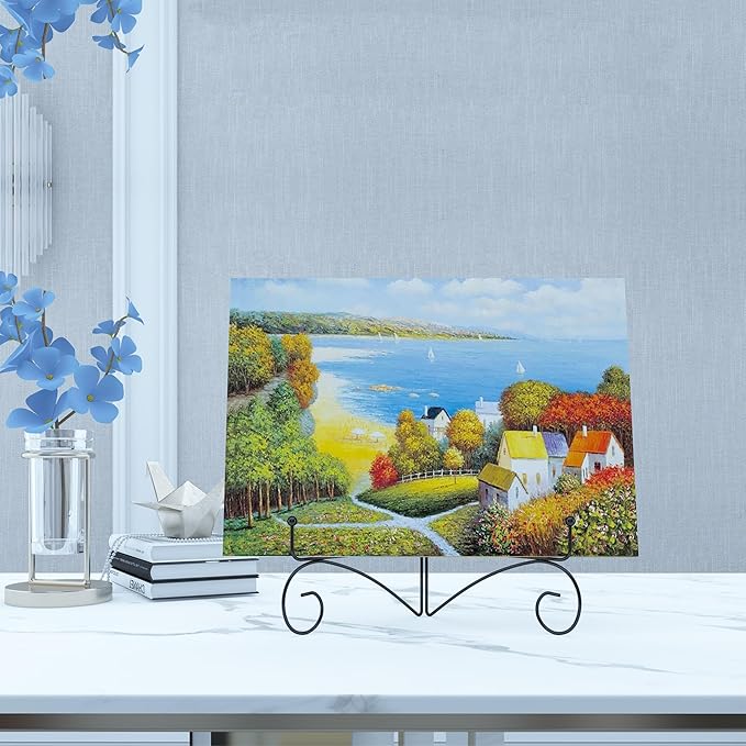 Plate Stand for Display with Hinged Folding Design, 6 Inch Picture Stands for - Image 5