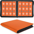 SMYV 12 Pocket Trading Card Binder, Premium PU Cover Card Binder by SMYV