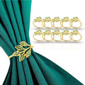 Gold Napkin Rings Set of 10, Napkin Rings Holder Buckles, Thanksgiving by TonghaiQJKLWV