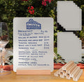 Frosted Blank Rectangle Acrylic Sign by ORGANTEAM