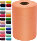 Peach Tulle Fabric Rolls 6 Inch by 100 Yards Fabric Spool Tulle Ribbon by IONTACH