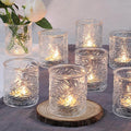 24 pcs Clear Votive Candle Holders, Glass Candle Holders by LOVELIGHTLOVELIFE