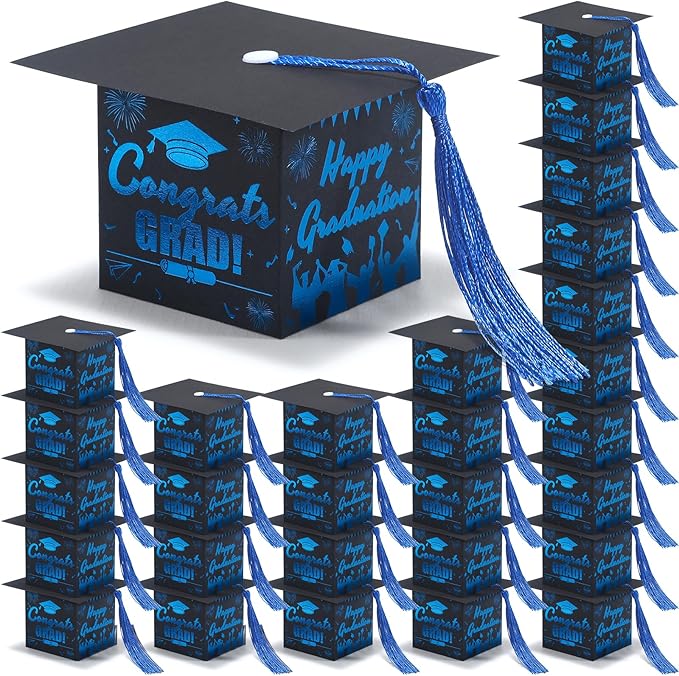 COTOPHER 36 Pack Mini Graduation Cap Gift Boxes by COTOPHER