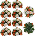 BLOSMON Flower Balls Wedding Centerpieces: 10 Pcs Terracotta Fake Rose Kissing by Blosmon