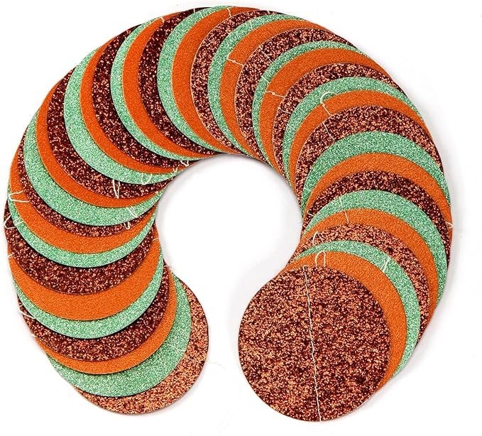 Boho Sage-Green Brown Party-Decorations Streamers-Garland - 52ft Fall Woodland - Image 7
