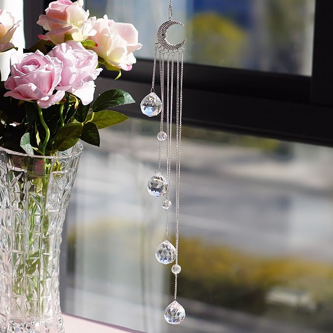 Hanging Clear Crystal Suncatcher Ornaments - Image 7