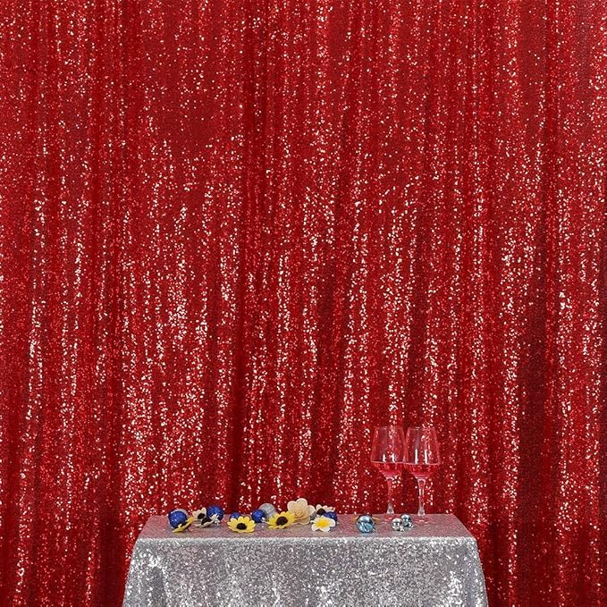 Poise3EHome 20FT x 10FT Sequin Photography Backdrop Curtain - Image 5