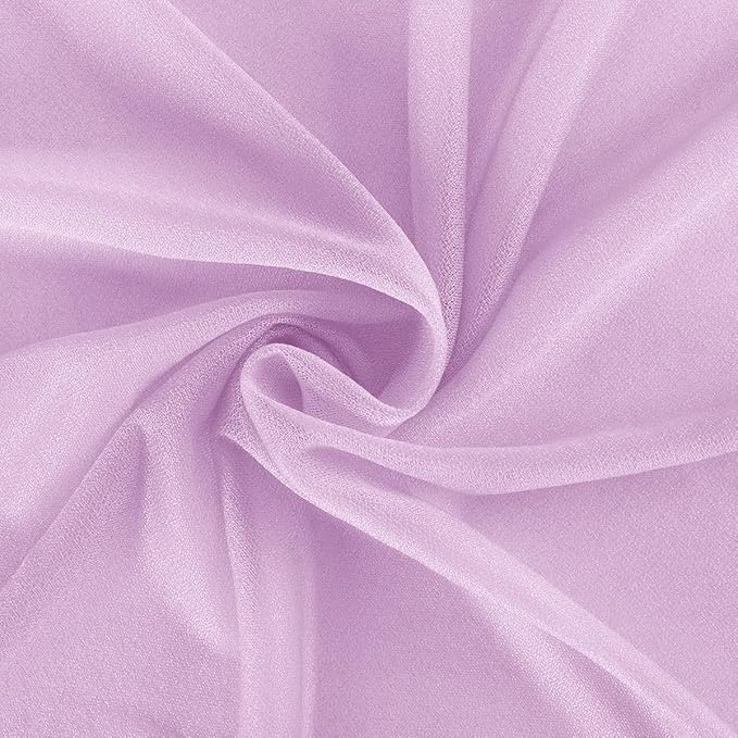 Lilac 2 Panels Wedding Arch Draping Fabric 29" x 20Ft Sheer Drapes Outdoor - Image 6