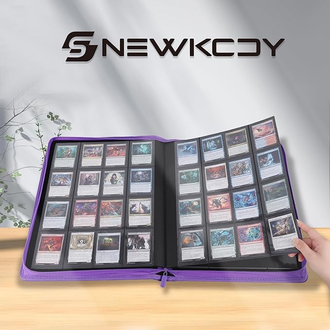 Snekdy premium 1024-pocket trading card binder, 16-pocket cards album, - Image 6
