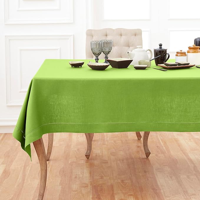 Solino Home Linen Tablecloth for Rectangle Tables 60 x 108 Inch by SolinoHome