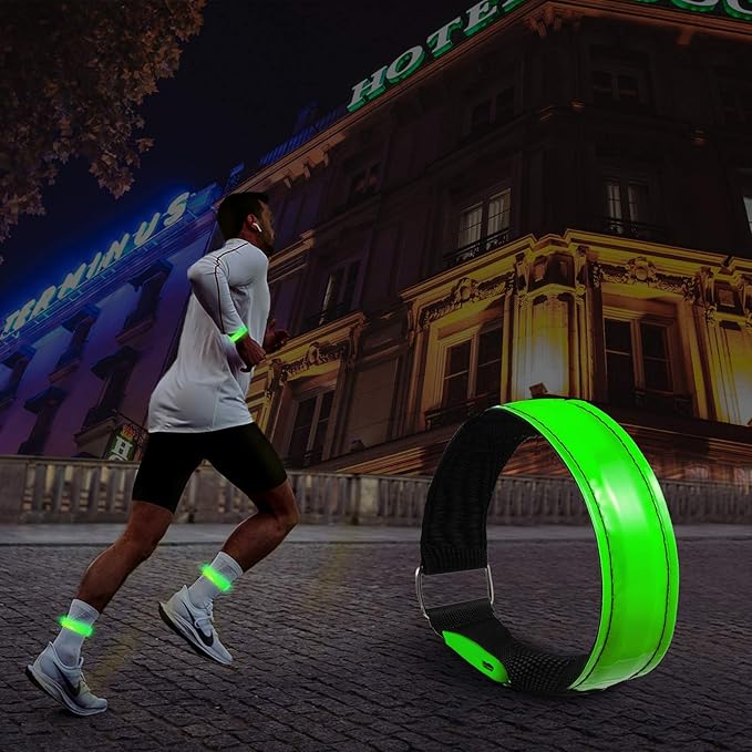 Rechargeable LED Armband for Running, Light Up LED Armband, High Visibility - Image 6