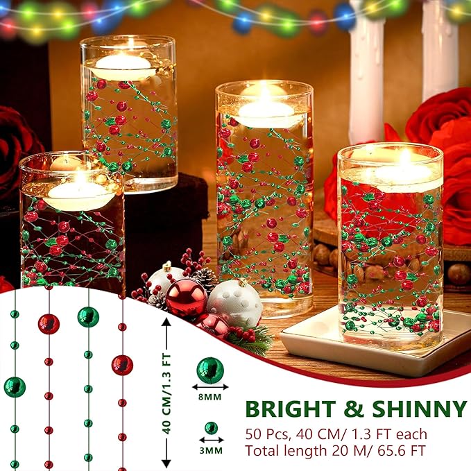 50 PCS Artificial Floating Beads - Image 3