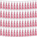 4P Light Pink Foil Fringe Metallic Tassel Streamers Banner Tassel Garland by HYSILLA
