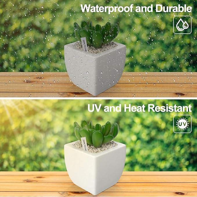 YaeCCC 1000 Pcs 4 Inches Plant Labels Plastic Plant Tags Nursery Garden Labels - Image 5