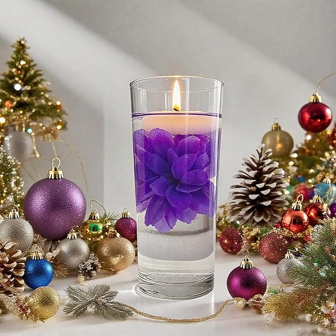24 Pcs Floating Candles for Centerpieces and Floating Flowers Vase Fillers for - Image 6