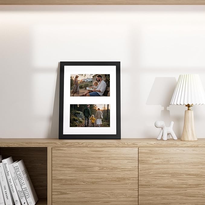 Vittanly 8.5x11 Collage Picture Frame, Displays 2Pcs 5x7 Pictures - Image 7