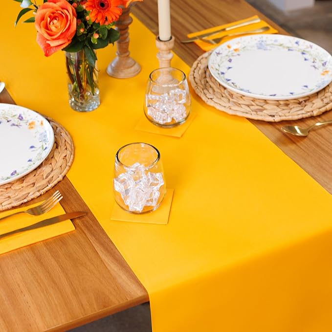 American Homestead Paper Table Runner Roll - 78 ft. Disposable Linen-Like Table - Image 2