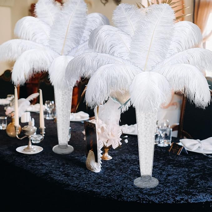 6 Sets Wedding Table Centerpiece Accessories Including 159 Pieces Natural - Image 5