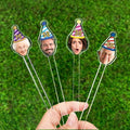 Custom 50 Pcs 50th To 90th Birthday Face Photo Drink Stirrers, Personalized by FamiTrendz
