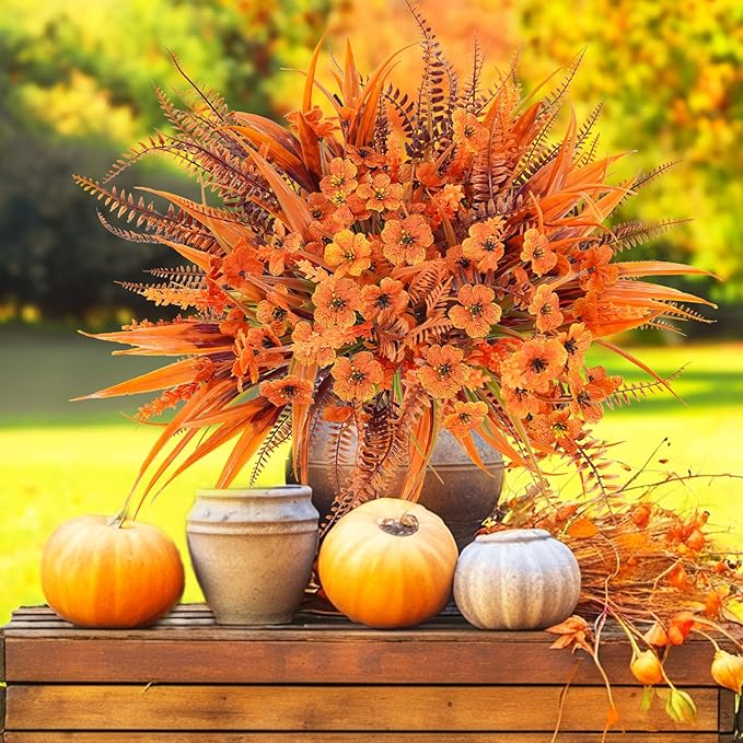 Faux Fall Flowers Outdoor - Image 6