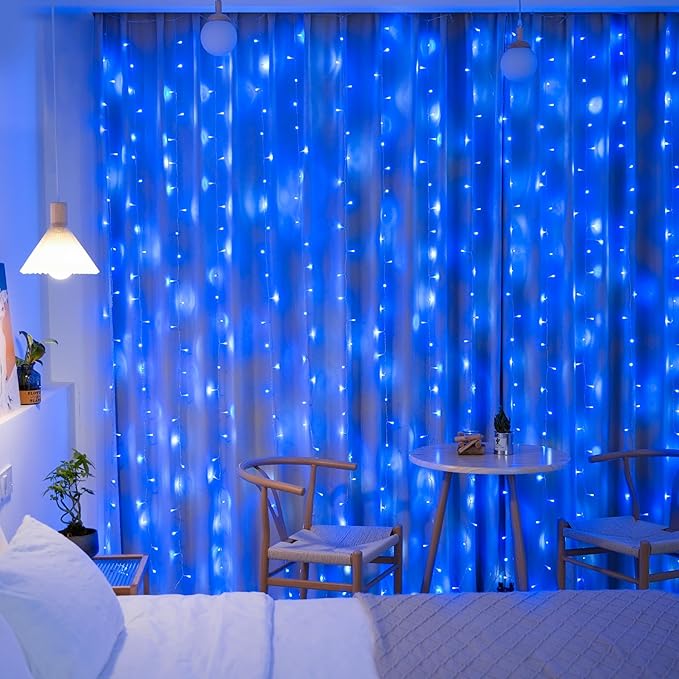 JMEXSUSS 300LED Christmas Curtain Lights - Image 6