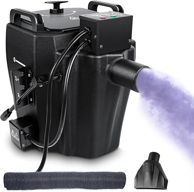 3500W Dry Ice Machine, Portable Low Lying Fog Machine by Kiinsehtoq