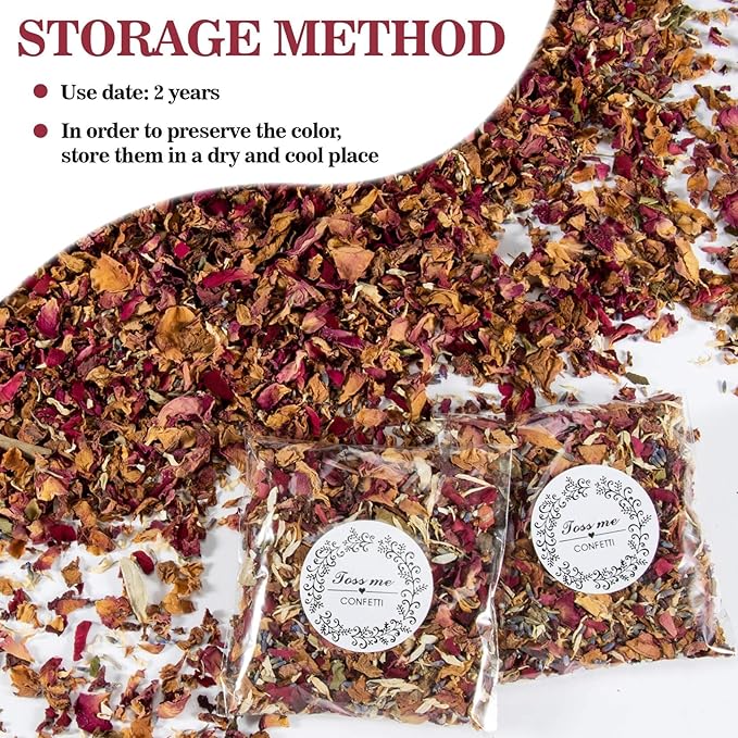 Sukh 8Packs Dried Flower Petals - Image 6