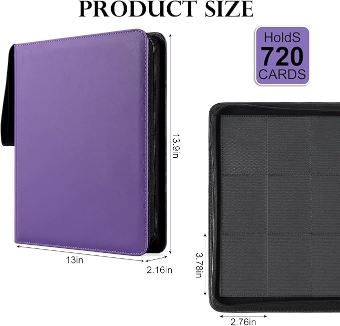 GEAoffice 12 Pocket Card Binder Holds 720 Cards - Image 4