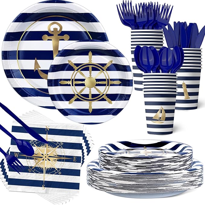 Nautical Decorations & Tableware by SamPartyShop